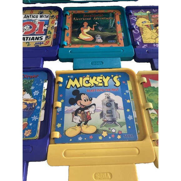 SEGA PICO MK-49002 Console w/6 Storyware Cartridges Untested No Power Cord-PARTS - Picture 5 of 16